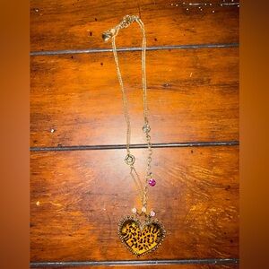 Betsey Johnson Heart Necklace